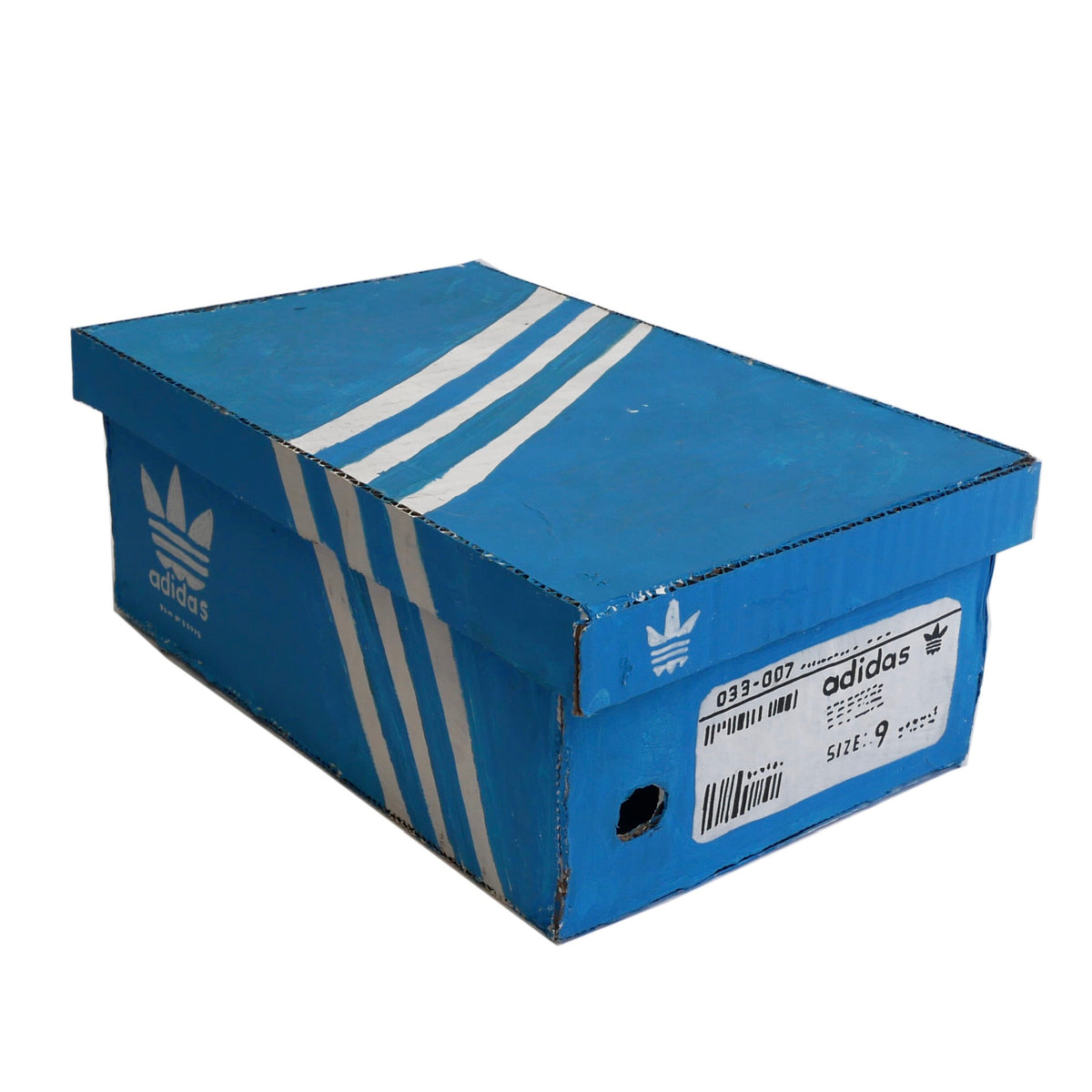 Handmade Adidas Shoe Box BarminskiArt